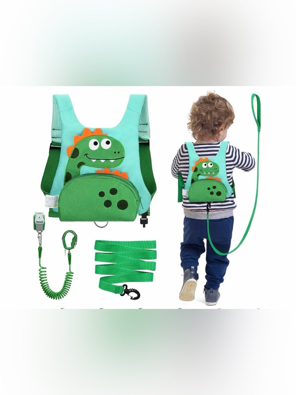 Dinosaur Toddler Safety Harness and Leash - Picture 5 of 6